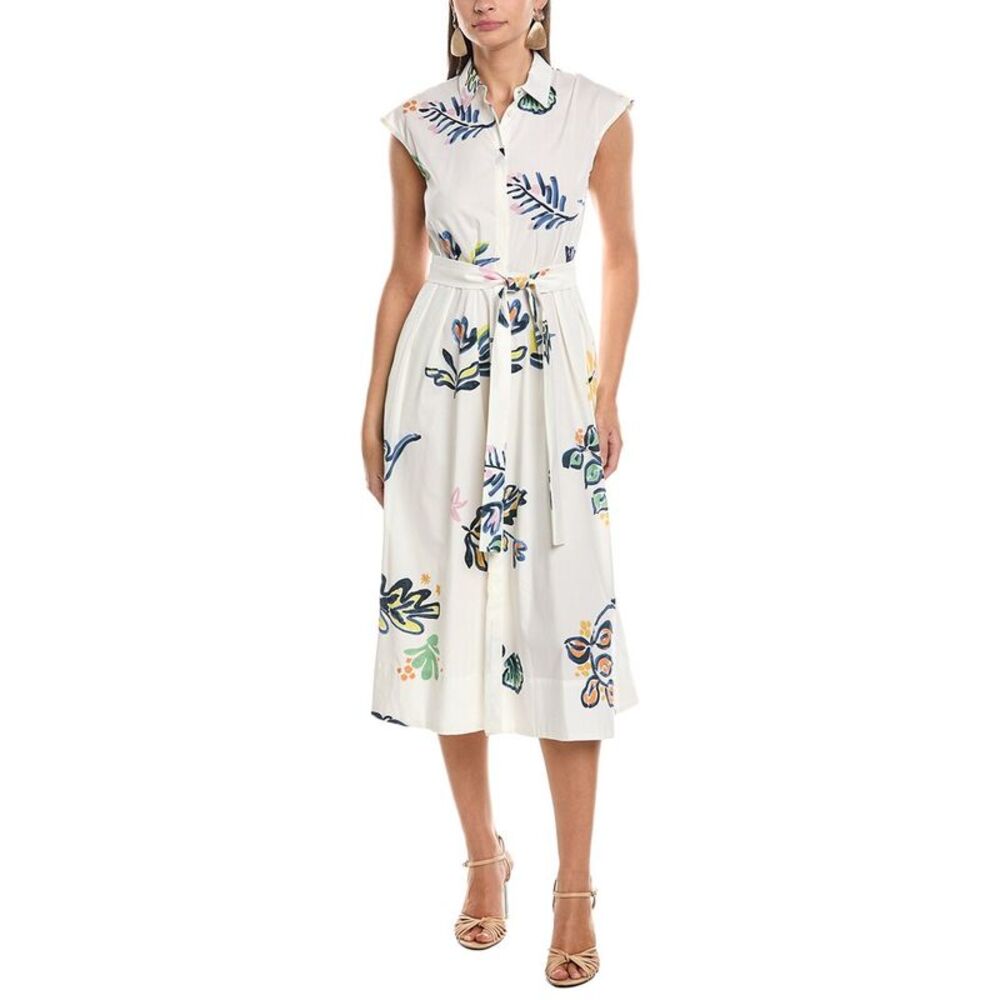 Marella Womens  Pier Midi Dress, White
